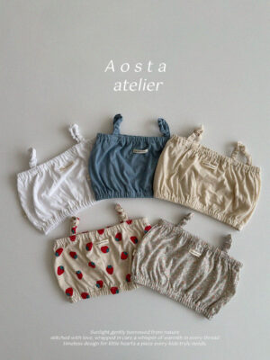 (預購)Aosta_夏_亞麻肩帶無袖上衣