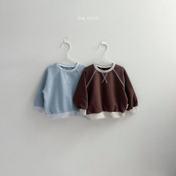 (預購)_Minirobe_秋 縫線運動上衣