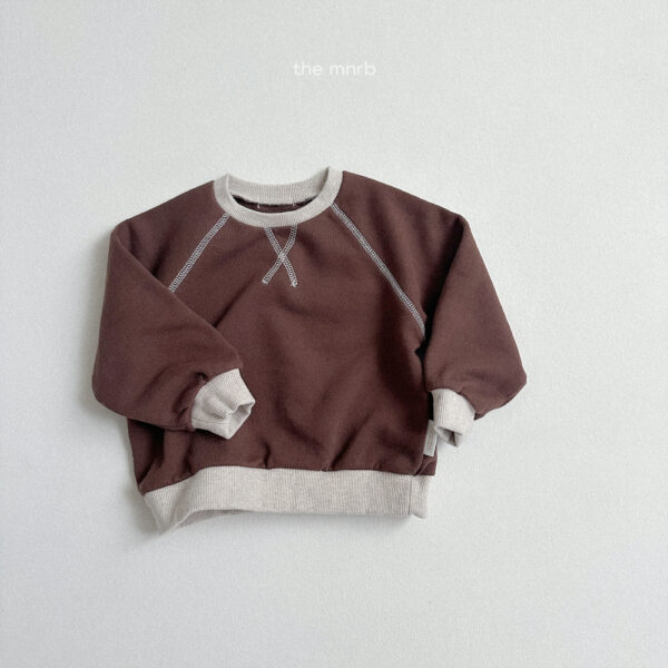 (預購)_Minirobe_秋 縫線運動上衣