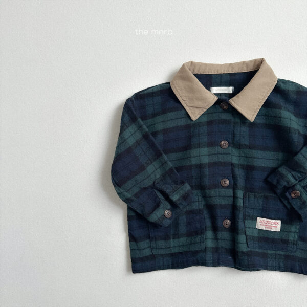 (預購)_Minirobe_秋 拼色夾克外套