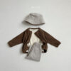 (預購)_Minirobe_秋 奶油華夫格開襟外套