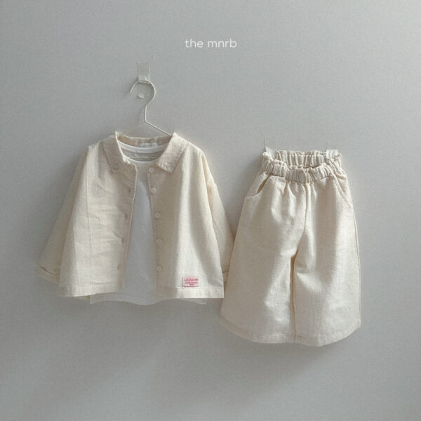 (預購)_Minirobe_秋 小文青排扣襯衫