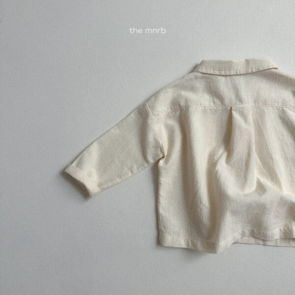 (預購)_Minirobe_秋 小文青排扣襯衫