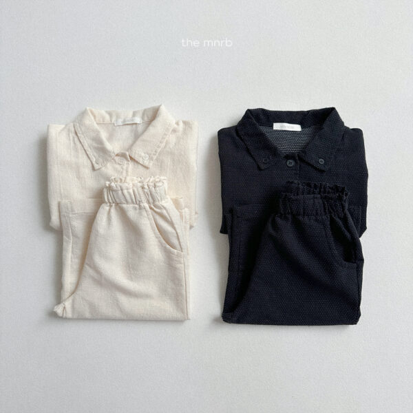 (預購)_Minirobe_秋 小文青排扣襯衫