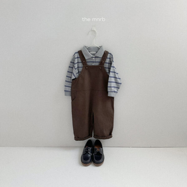 (預購)_Minirobe_秋 工裝吊帶褲