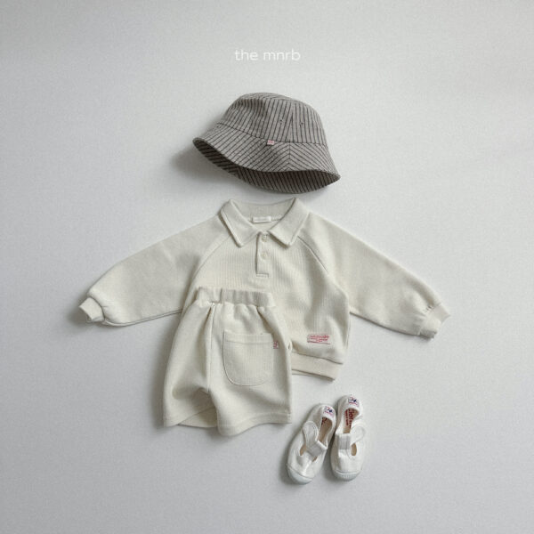 (預購)_Minirobe_秋 舒適條紋漁夫帽