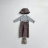 (預購)_Minirobe_秋 舒適條紋漁夫帽