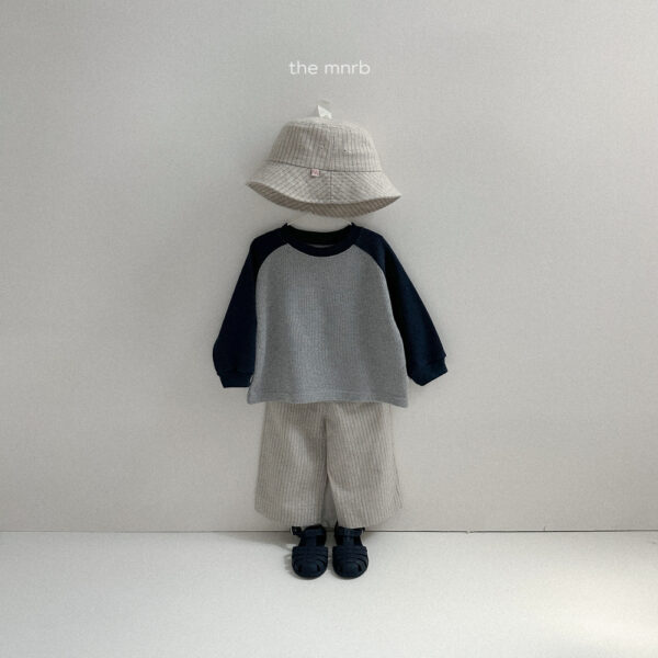 (預購)_Minirobe_秋 舒適條紋漁夫帽