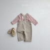 (預購)_Minirobe_秋 細條紋百搭上衣
