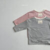 (預購)_Minirobe_秋 細條紋百搭上衣