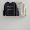 (預購)_Minirobe_秋 英文刺繡上衣