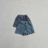 (預購)_Minirobe_秋 花花三分牛仔褲